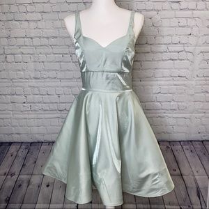 Cocktail Blue Metallic Dress 👗 party